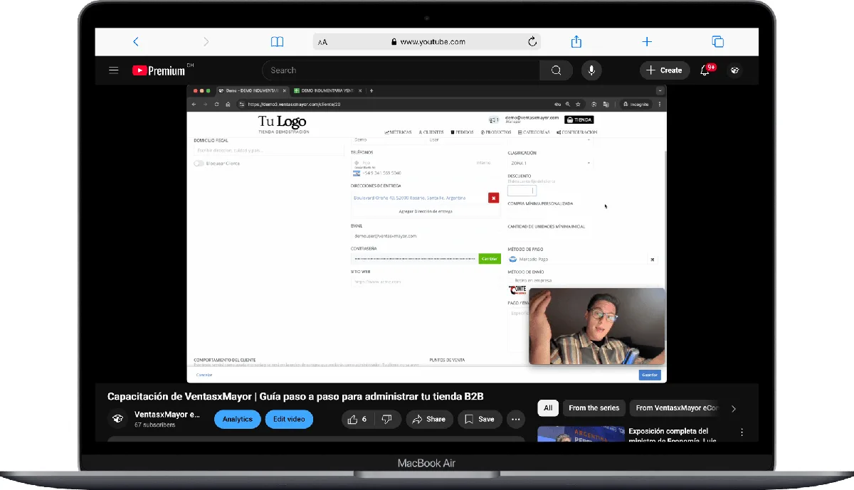 Capacitacion youtube ventasxmayor.com.co