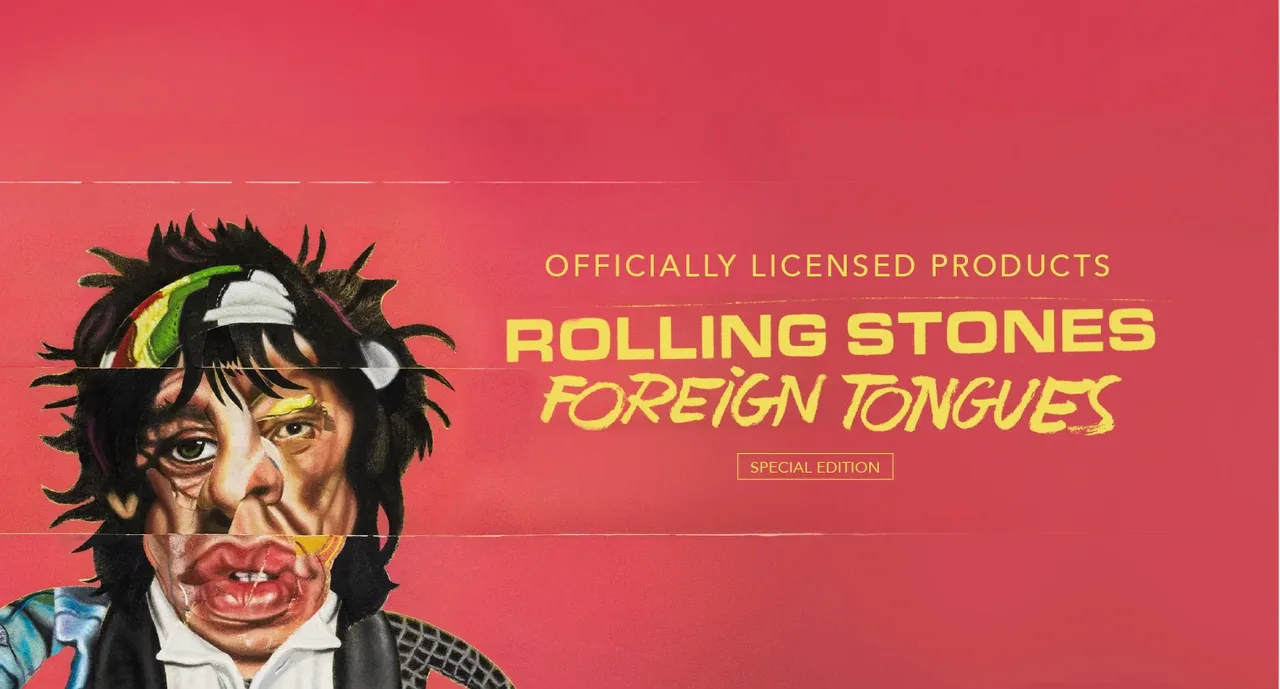 Banner de Honky Tonk, mayorista B2B de remeras oficiales de bandas de rock — productos licenciados Rolling Stones Foreign Tongues edición especial, tienda mayorista online creada con VentasxMayor