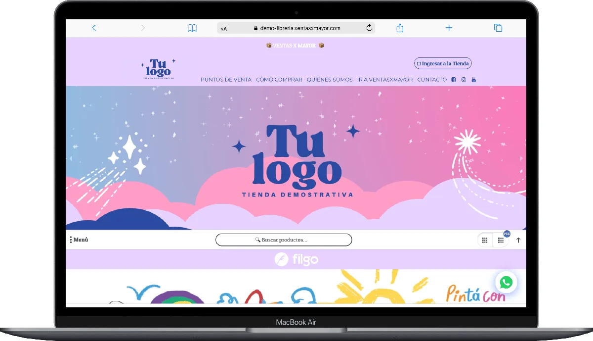 Tienda demo de Libreria hecha con ventasxmayor.com.co