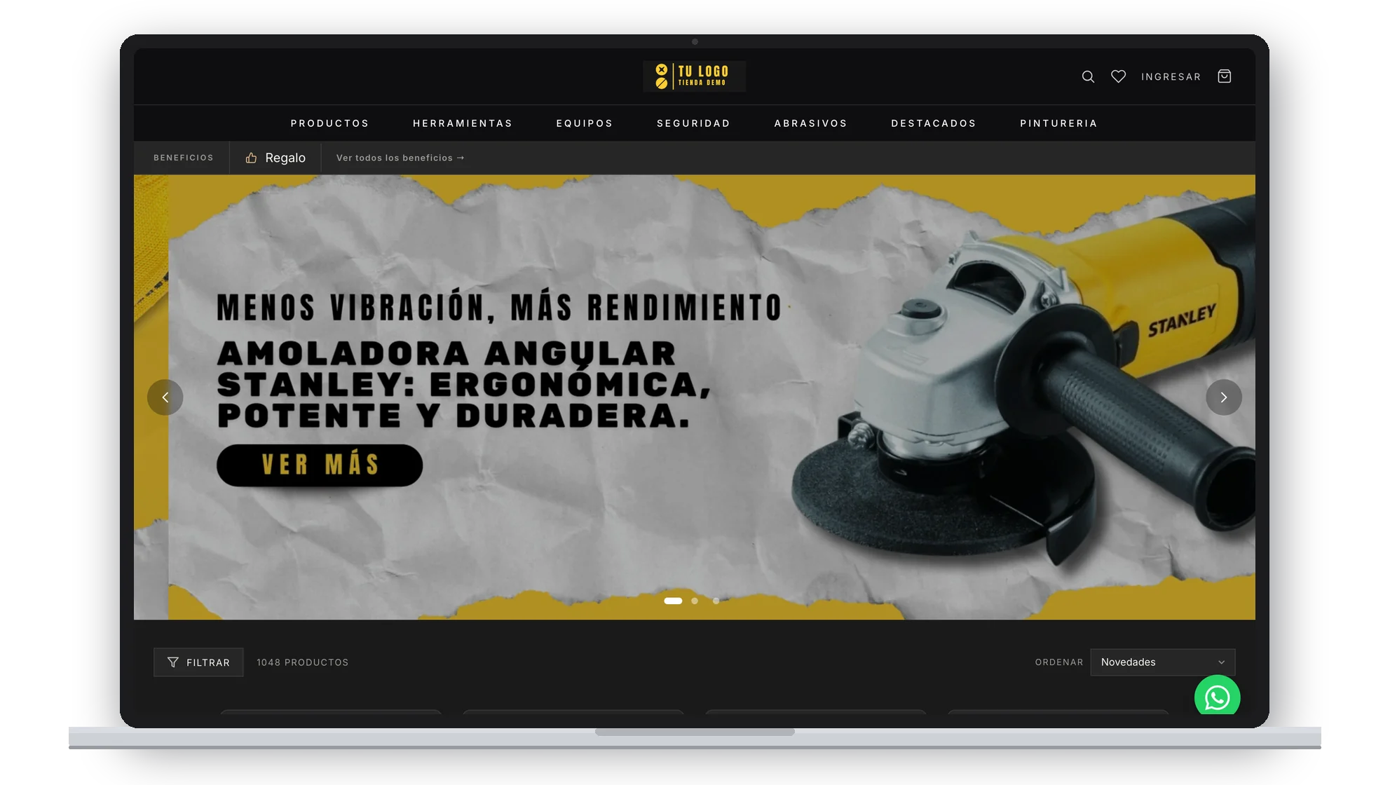 Tienda demo de ferreteria mayorista hecha con ventasxmayor.com.co