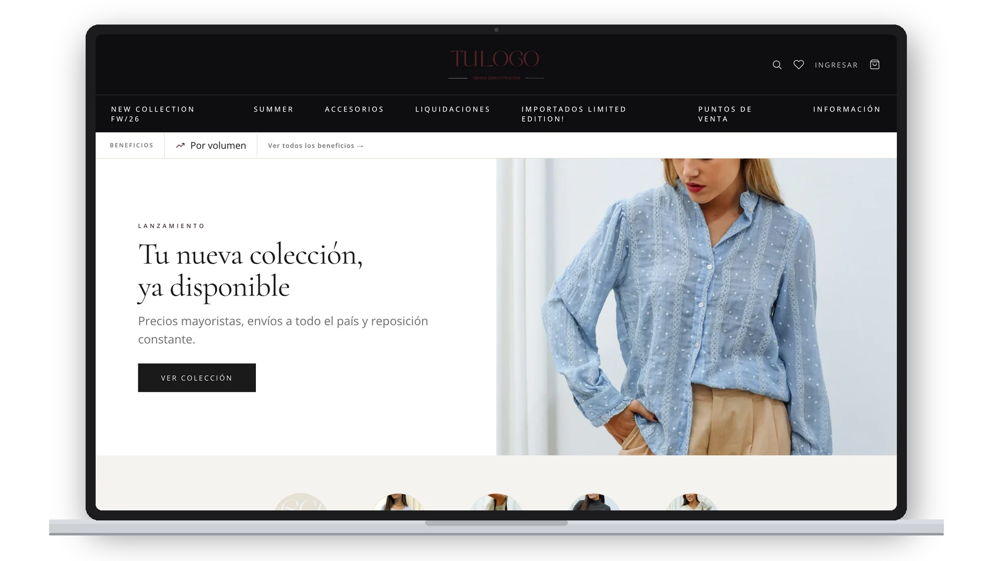 Demo indumentaria de ventasxmayor.com.co